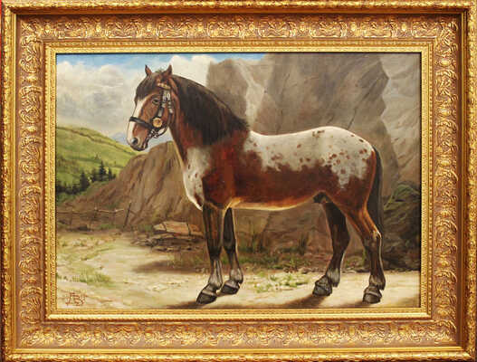 Дерюгин Виктор Юрьевич. Лошадь пегая в горах  